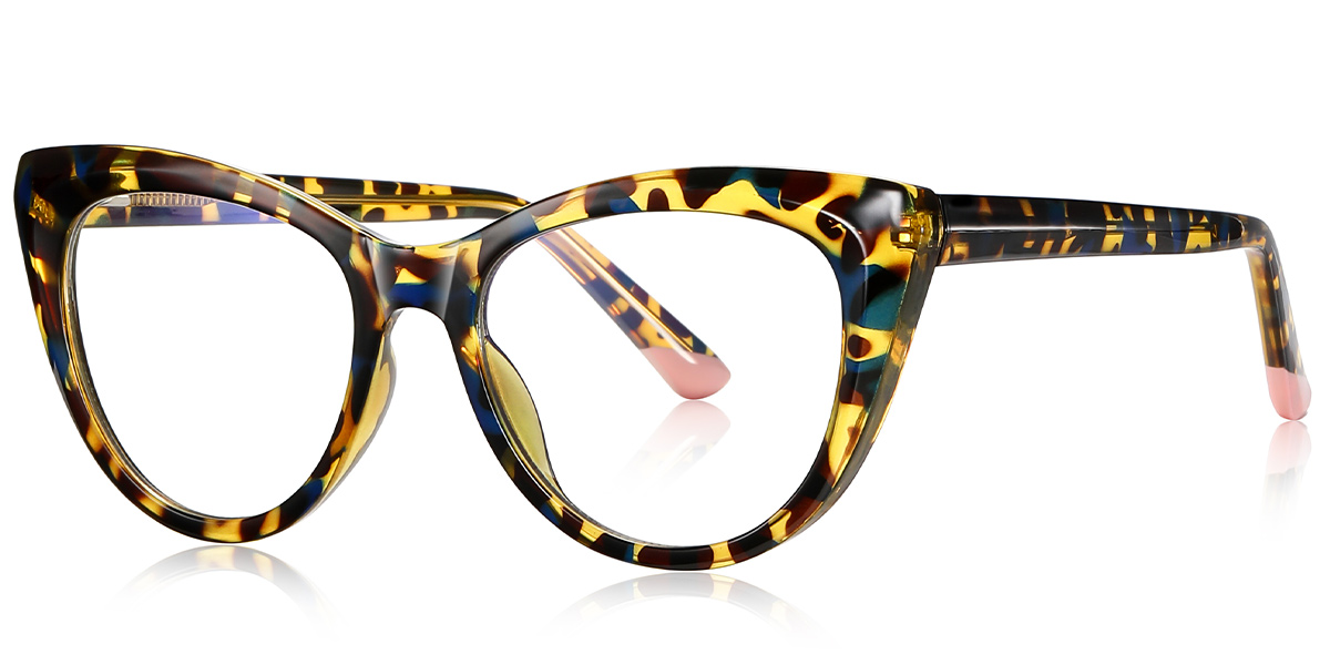 Cat Eye Blue Light Blocking Glasses tortoiseshell