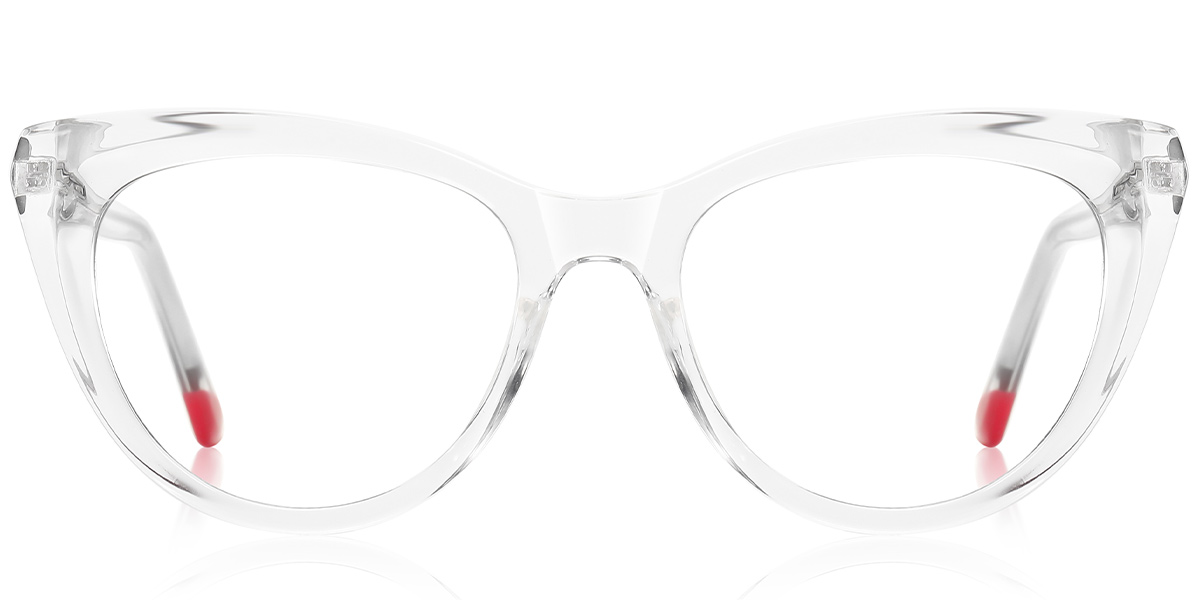 Cat Eye Blue Light Blocking Glasses translucent