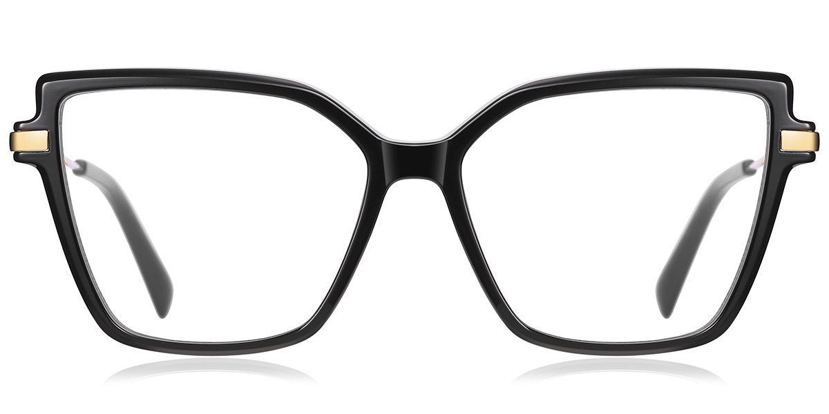 Square Blue Light Blocking Glasses black