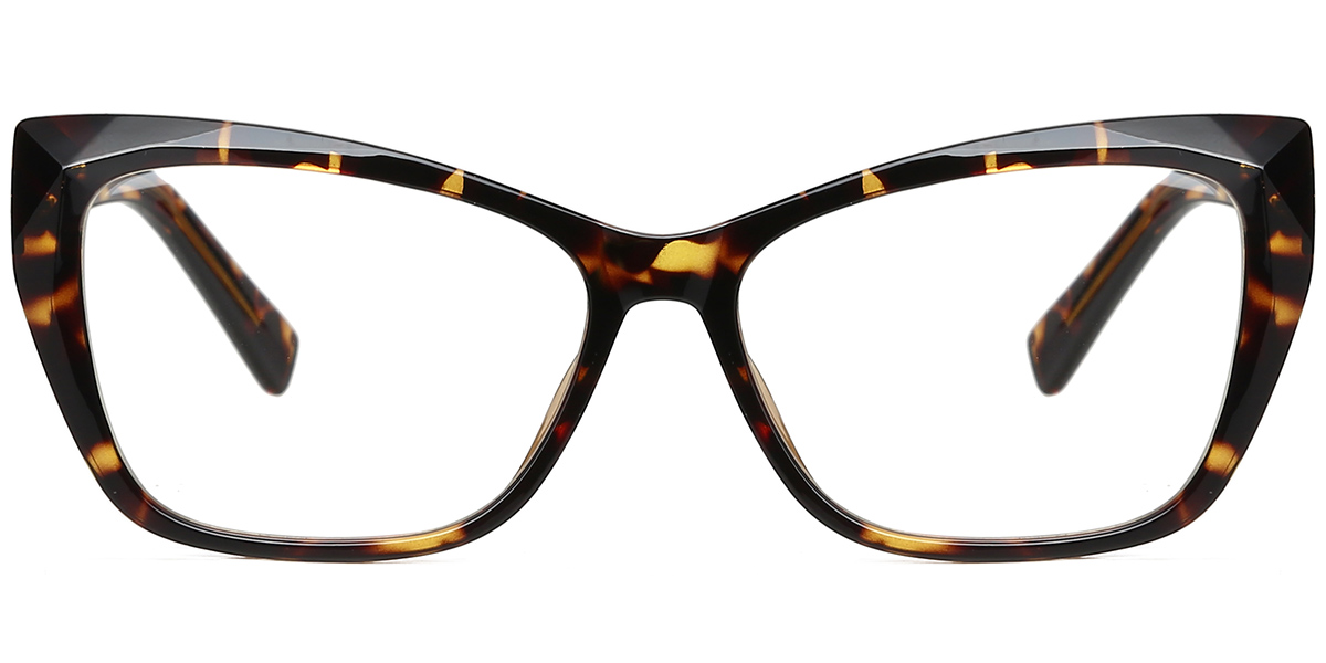 Rectangle Blue Light Blocking Glasses tortoiseshell