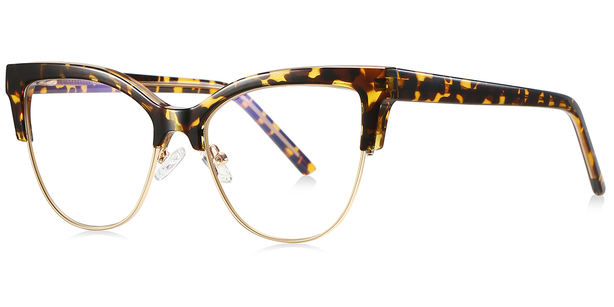 Cat Eye Blue Light Blocking Glasses tortoiseshell