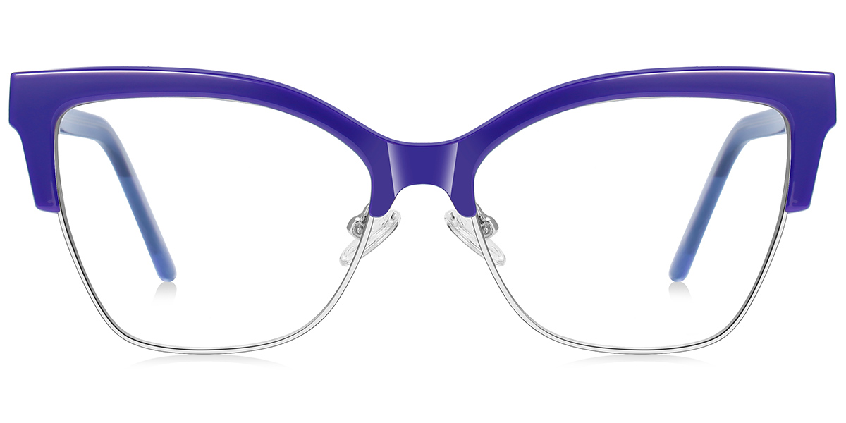 Square Blue Light Blocking Glasses blue