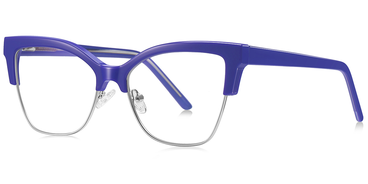 Square Blue Light Blocking Glasses blue