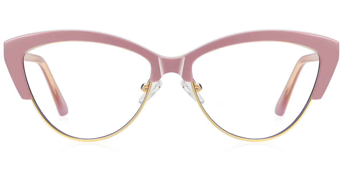 Cat Eye Blue Light Blocking Glasses pink