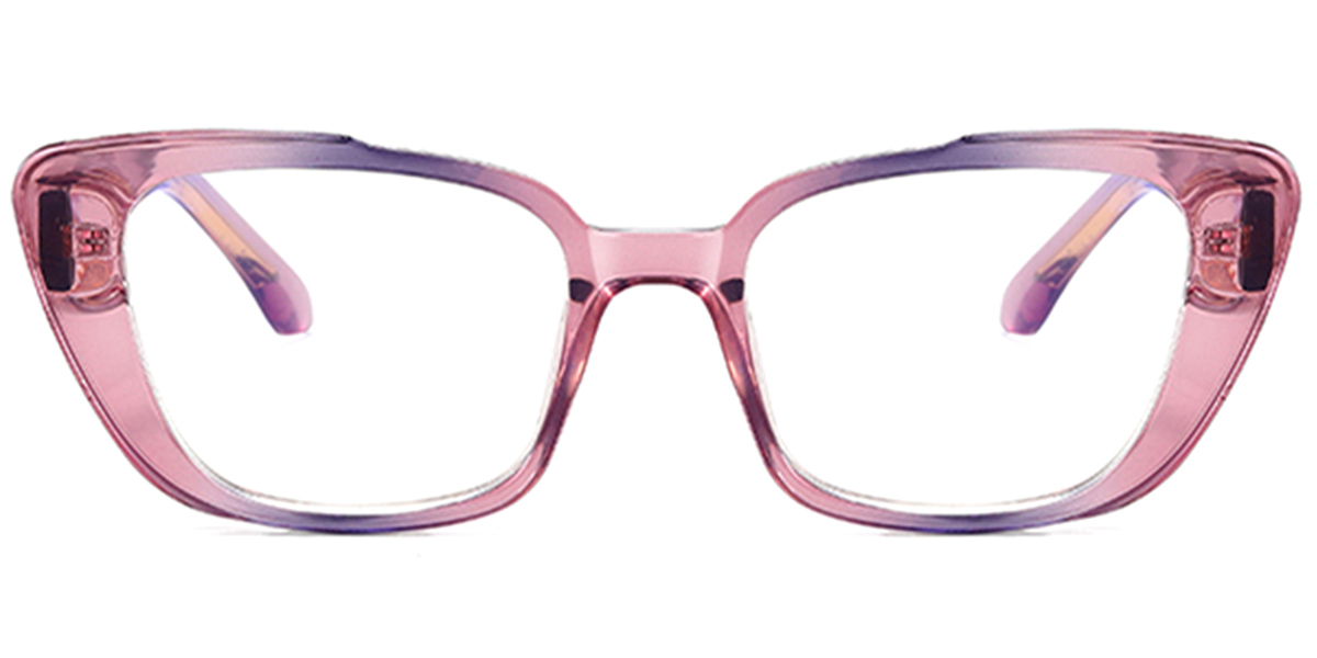 Square Blue Light Blocking Glasses gradient_purple