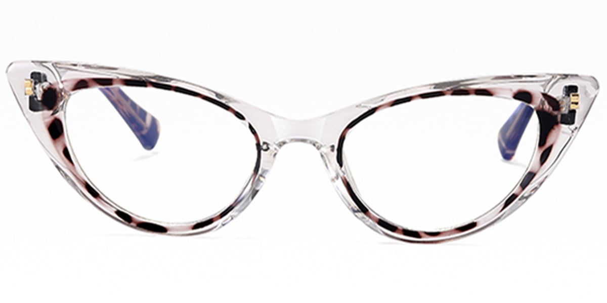 Cat Eye Blue Light Blocking Glasses translucent-tortoiseshell