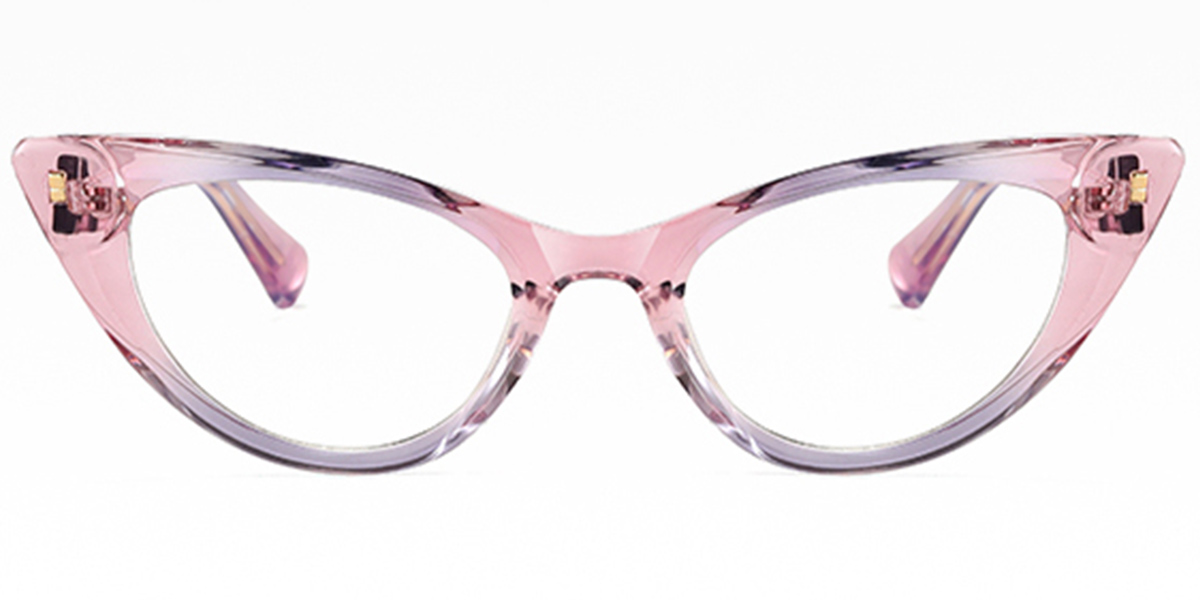 Cat Eye Blue Light Blocking Glasses gradient_blue