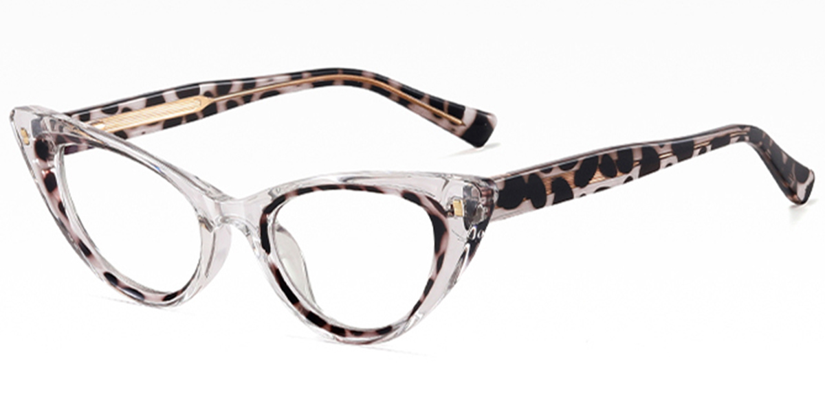 Cat Eye Blue Light Blocking Glasses translucent-tortoiseshell