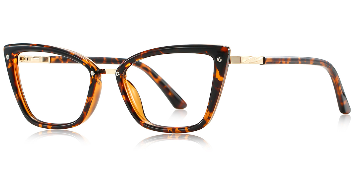 Cat Eye Blue Light Blocking Glasses tortoiseshell