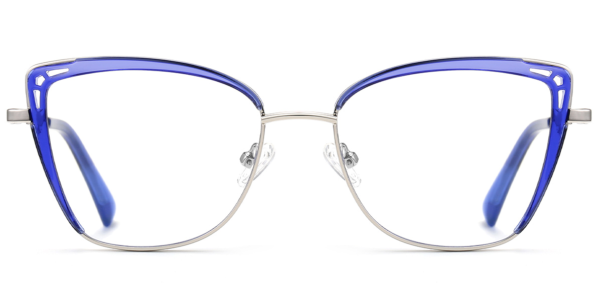 Cat Eye Blue Light Blocking Glasses blue