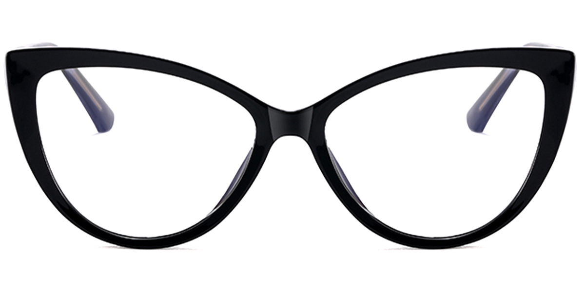 Cat Eye Blue Light Blocking Glasses black