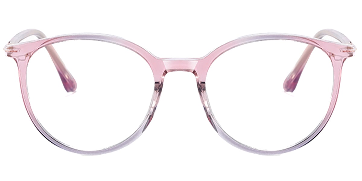 Round Blue Light Blocking Glasses gradient_pink