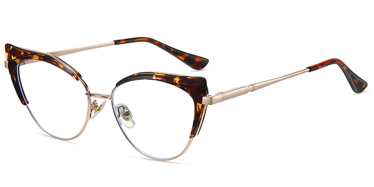 Cat Eye Blue Light Blocking Glasses tortoiseshell