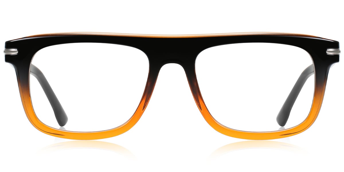 Rectangle Blue Light Blocking Glasses gradient_black