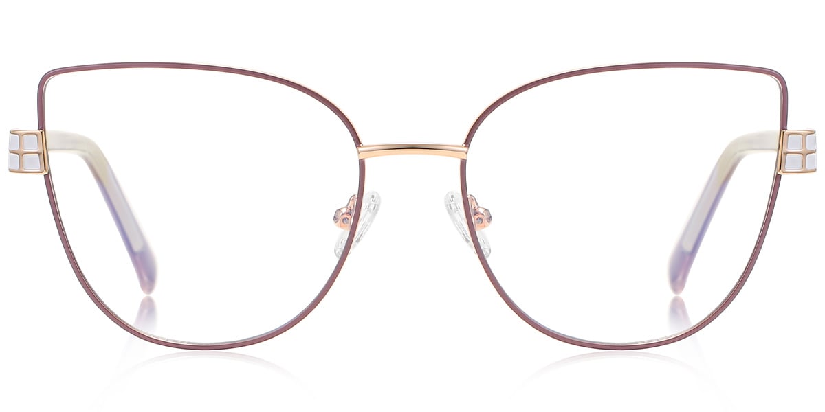 Cat Eye Blue Light Blocking Glasses pink