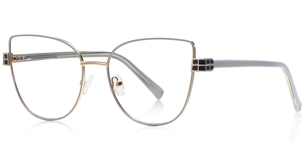 Cat Eye Blue Light Blocking Glasses grey