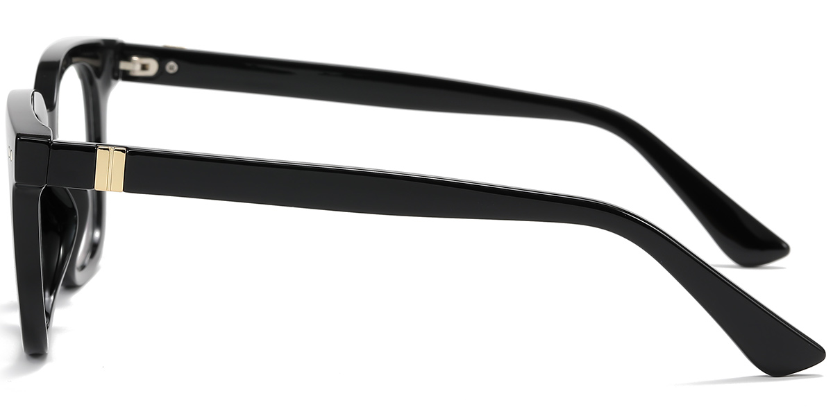 Square Blue Light Blocking Glasses black