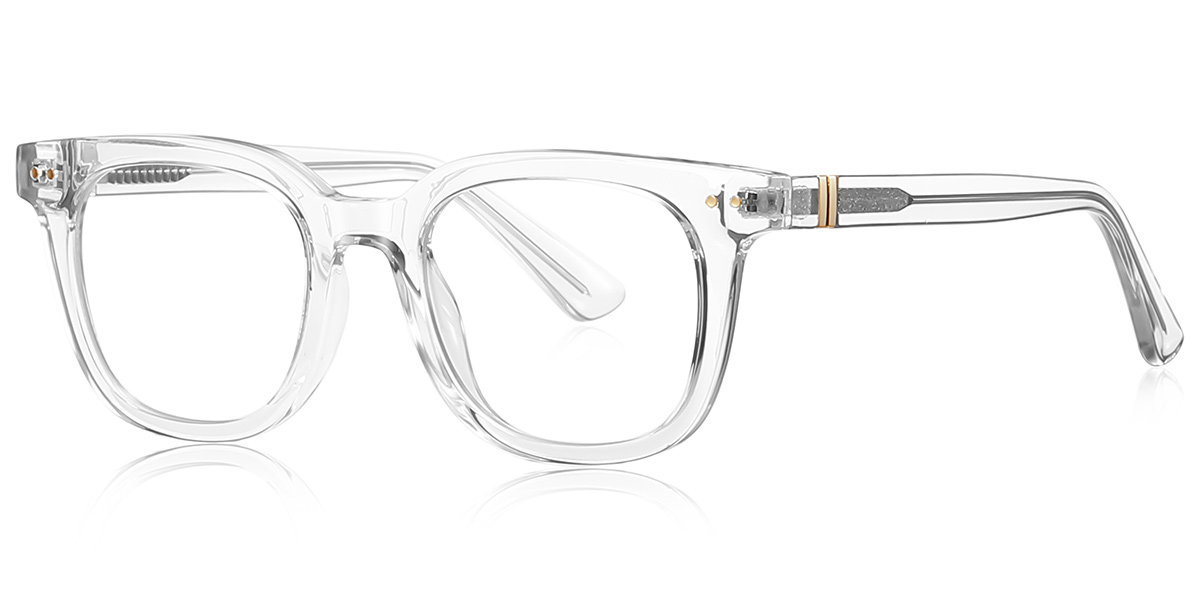 Square Blue Light Blocking Glasses translucent