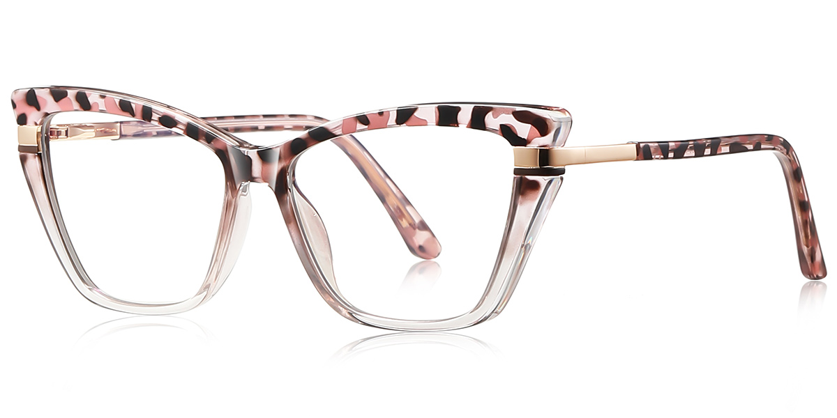 Cat Eye Blue Light Blocking Glasses translucent-tortoiseshell
