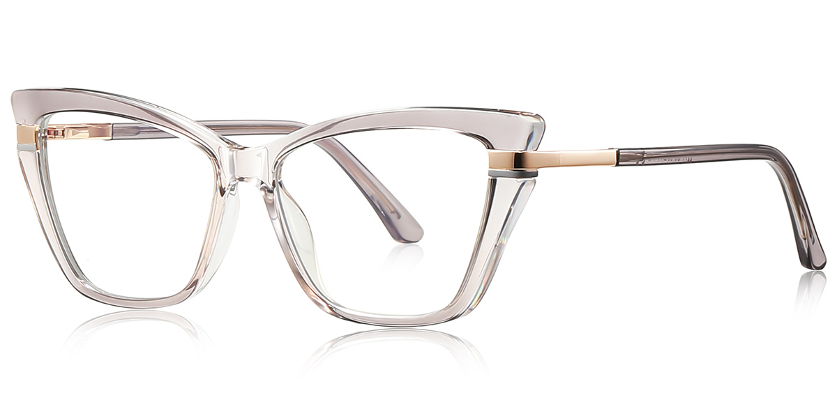 Cat Eye Blue Light Blocking Glasses gradient_grey