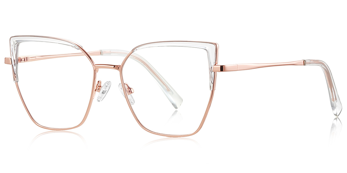 Square Blue Light Blocking Glasses translucent