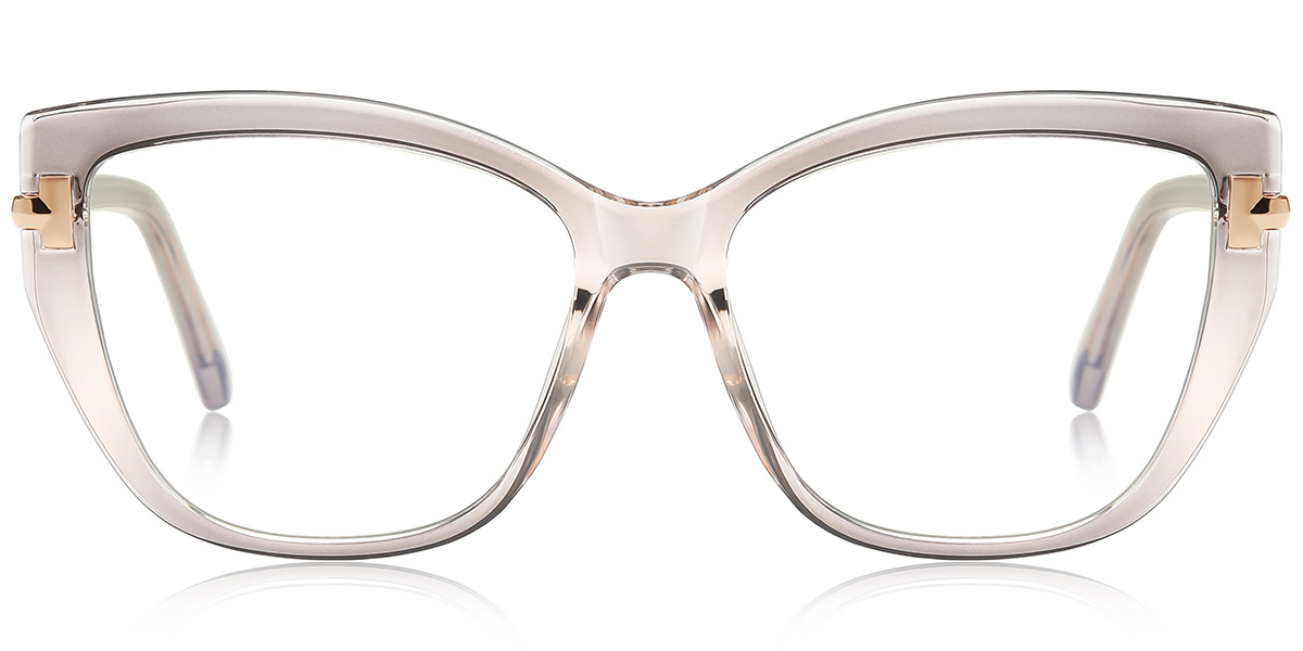 Square Blue Light Blocking Glasses gradient_grey
