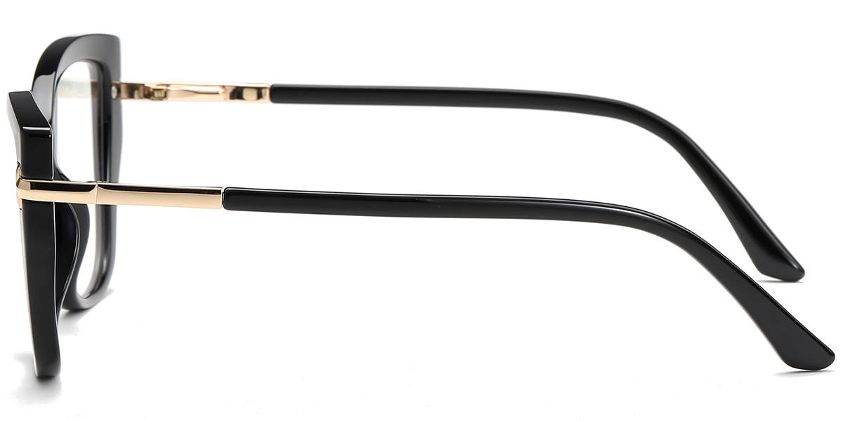 Square Blue Light Blocking Glasses black