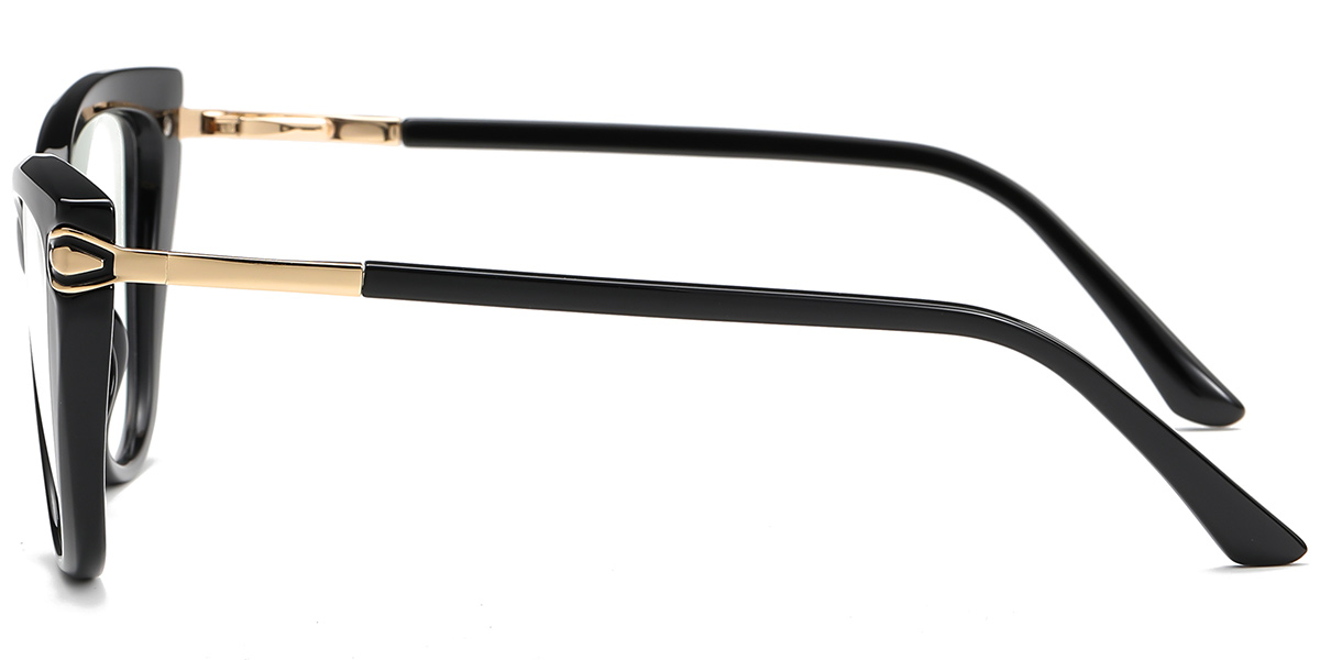 Cat Eye Blue Light Blocking Glasses black