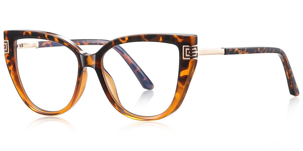 Cat Eye Blue Light Blocking Glasses tortoiseshell