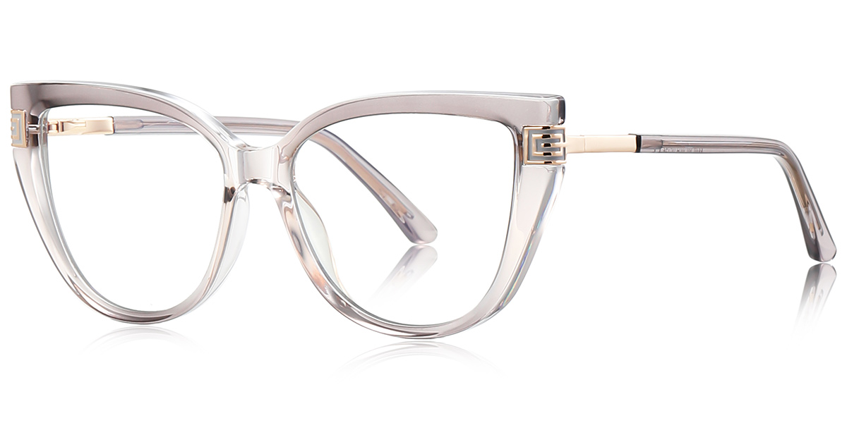 Cat Eye Blue Light Blocking Glasses gradient_grey