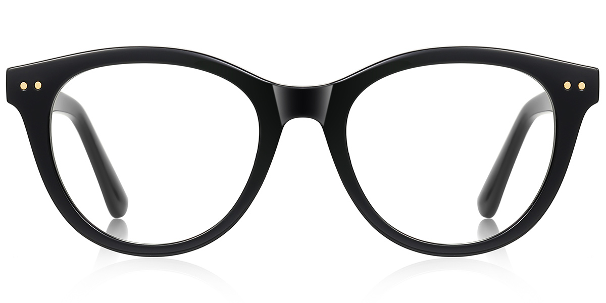Square Blue Light Blocking Glasses black