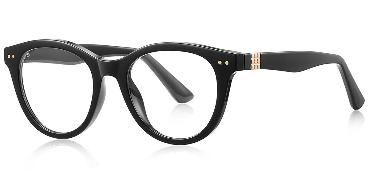 Square Blue Light Blocking Glasses black