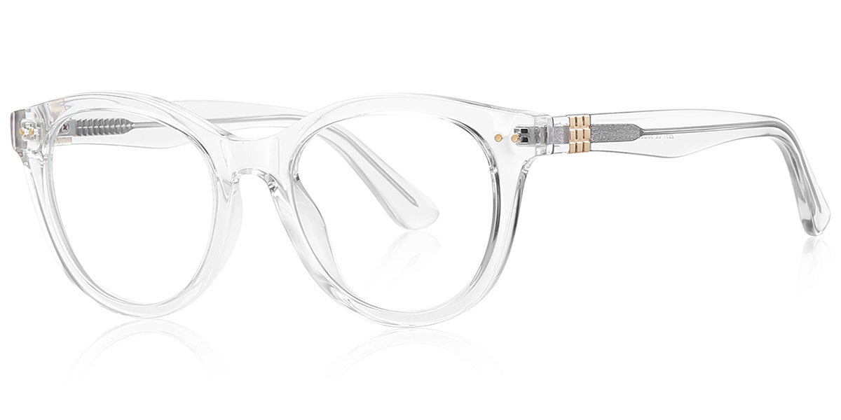 Square Blue Light Blocking Glasses translucent