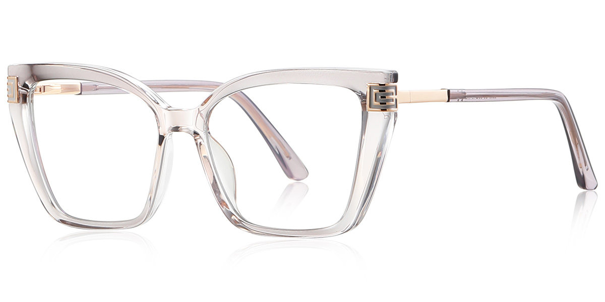 Square Blue Light Blocking Glasses gradient_grey