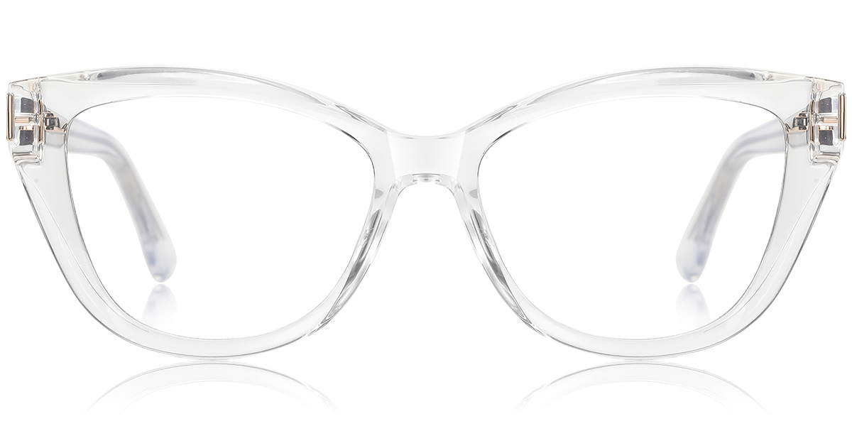 Cat Eye Blue Light Blocking Glasses translucent