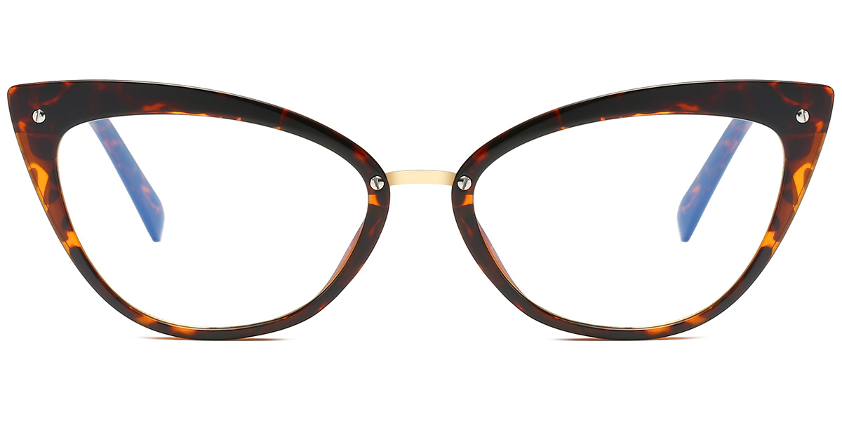 Cat Eye Blue Light Blocking Glasses tortoiseshell