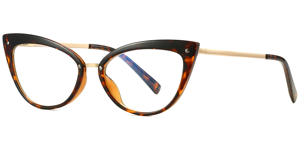 Cat Eye Blue Light Blocking Glasses tortoiseshell