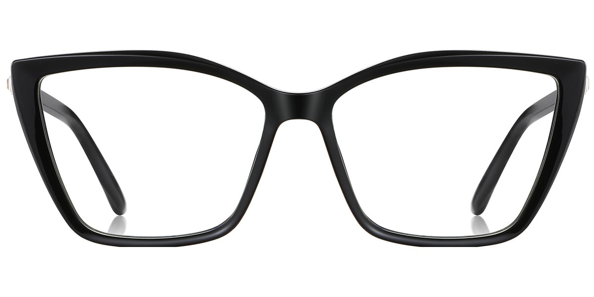 Square Blue Light Blocking Glasses black