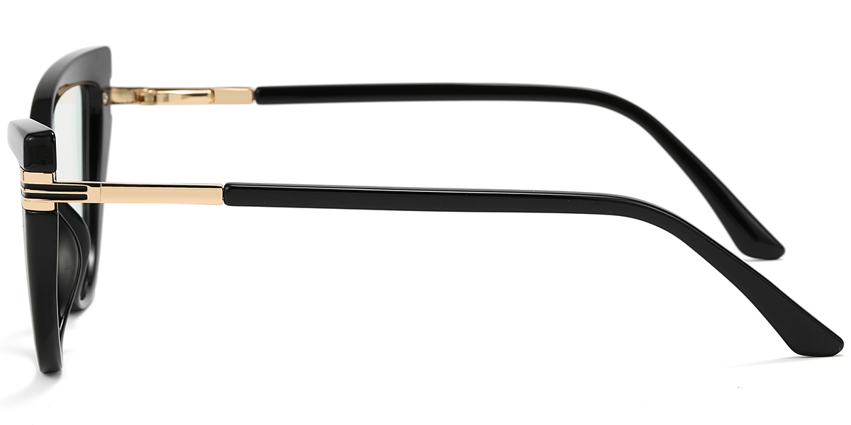 Cat Eye Blue Light Blocking Glasses black
