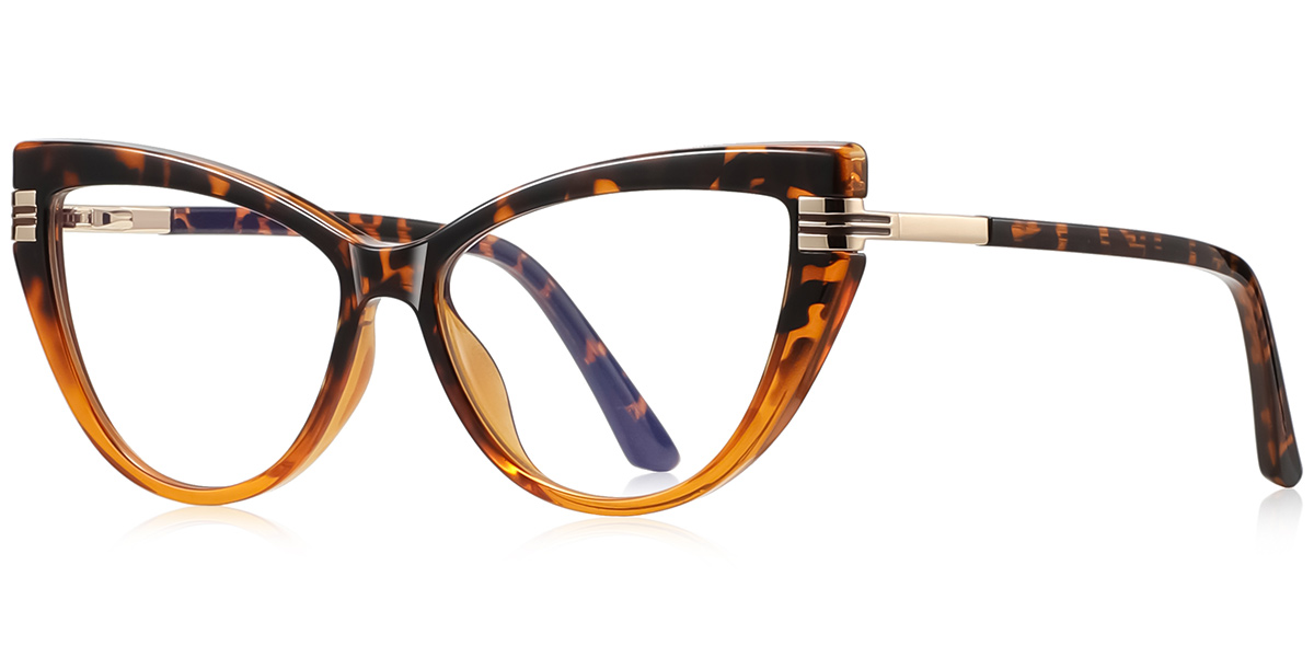 Cat Eye Blue Light Blocking Glasses tortoiseshell