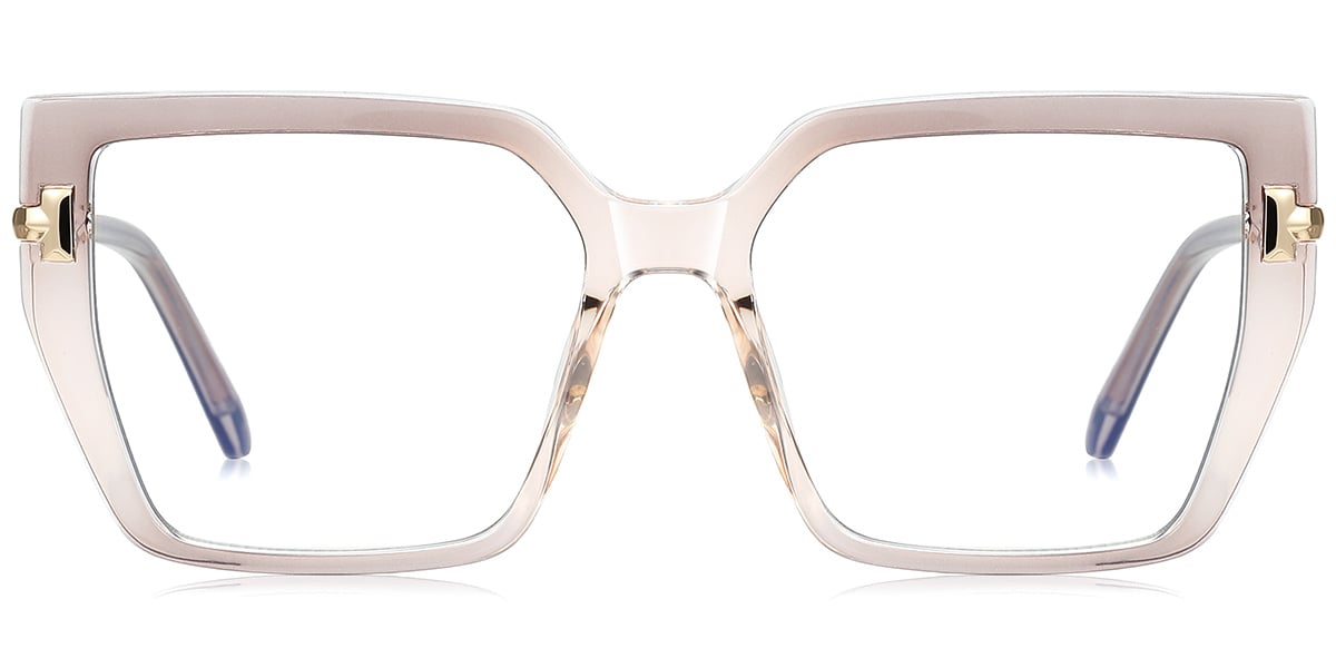 Square Blue Light Blocking Glasses gradient_grey