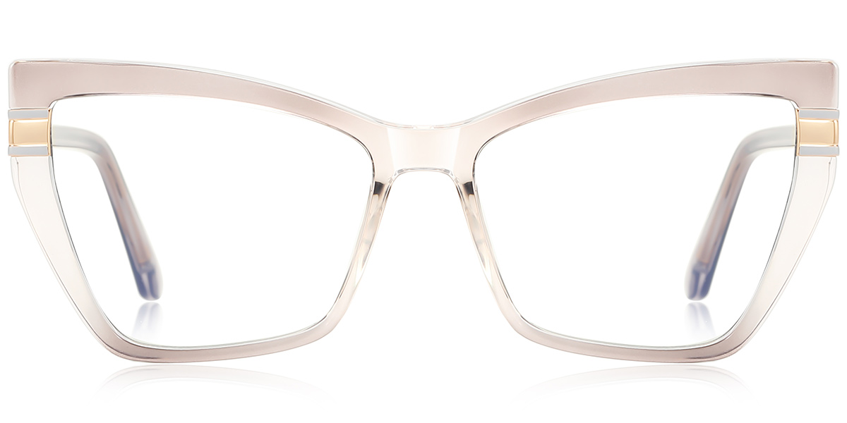 Rectangle Blue Light Blocking Glasses gradient_grey