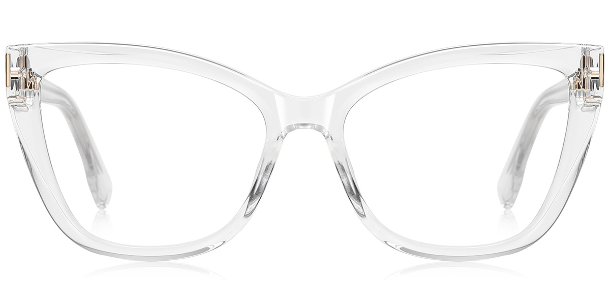 Square Blue Light Blocking Glasses translucent