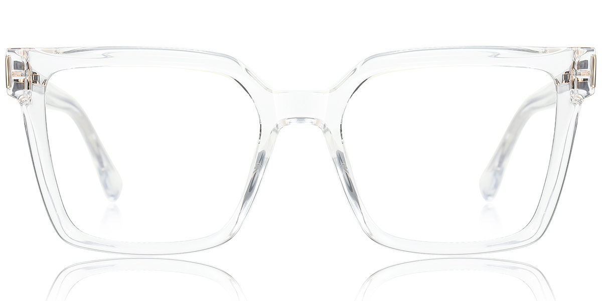 Square Blue Light Blocking Glasses translucent