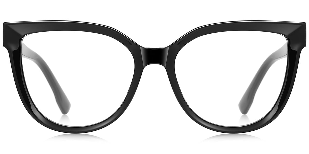 Square Blue Light Blocking Glasses black