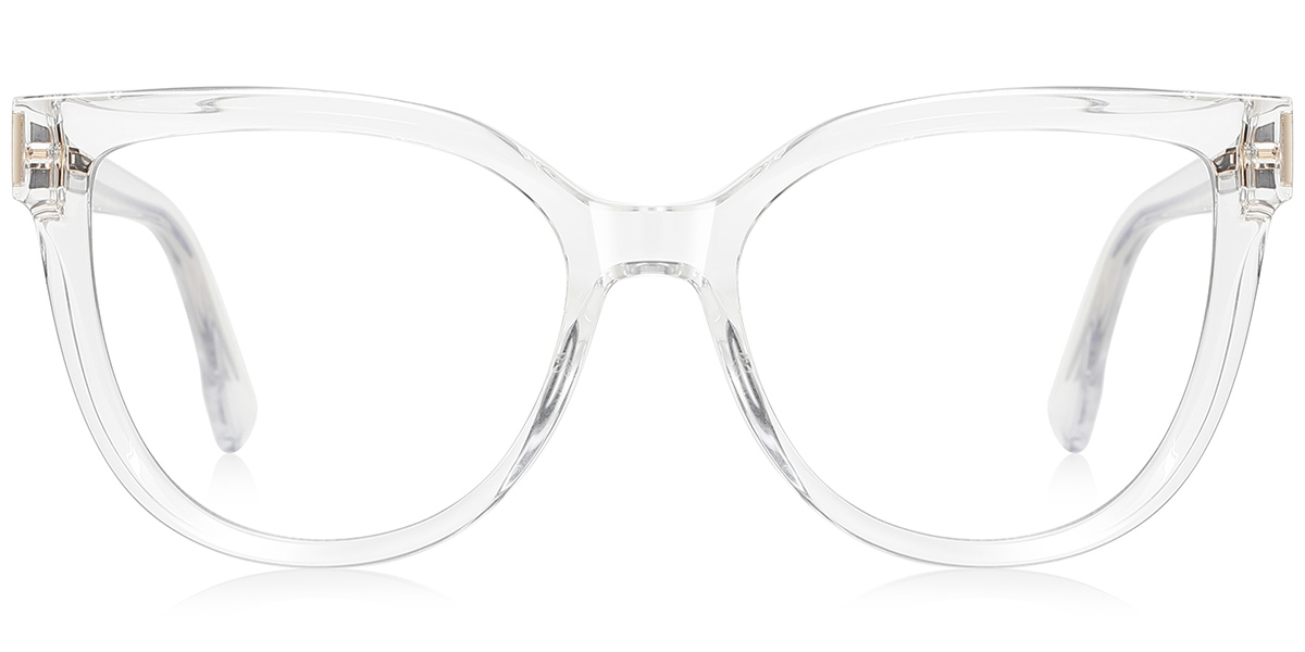 Square Blue Light Blocking Glasses translucent