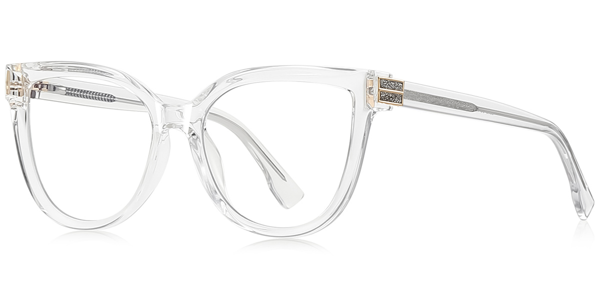 Square Blue Light Blocking Glasses translucent