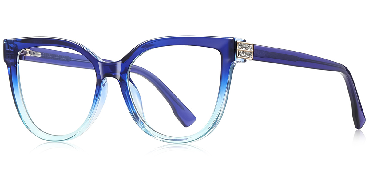 Square Blue Light Blocking Glasses gradient_blue