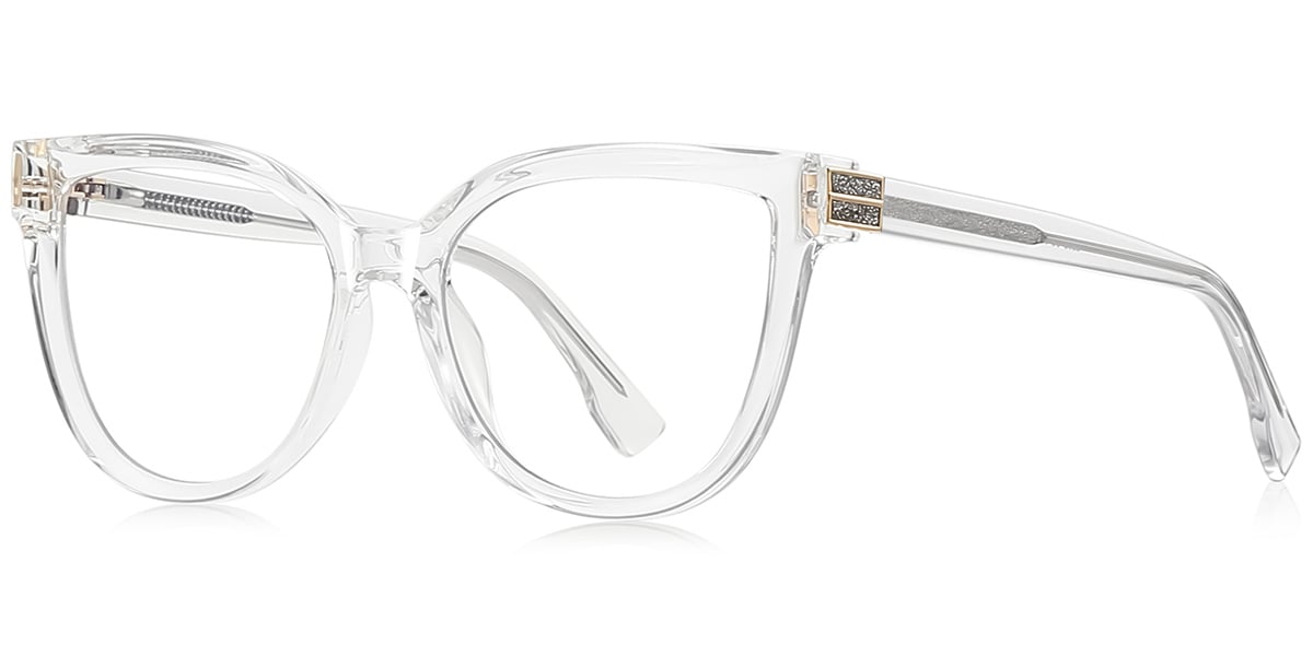 Square Blue Light Blocking Glasses translucent