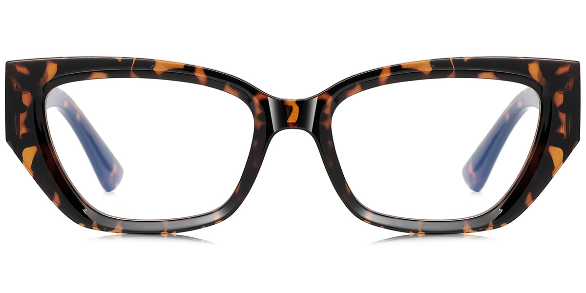 Rectangle Blue Light Blocking Glasses tortoiseshell